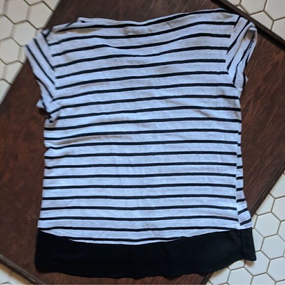 Sanctuary Striped Linen Layered Top - Picture 5 of 6